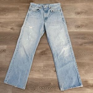 Vintage Levi's 557 Relaxed Bootcut Cowboy Jeans Men's Size 32x30 Made In Mexico